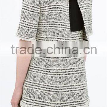 2015 Summer Jacquard Round Neck With Back Opening Fashion and Casual Dresses - SYK15019 photo-5