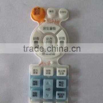 Silicone Rubber Korean Remote Controller Keypad