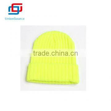 Wholesale Yellow Beanie Cap For Winter