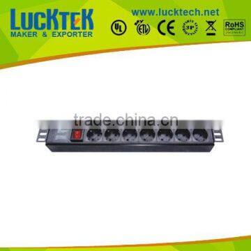 19" 1.5U 7 WAY GERMANY PDU SOCKET