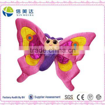 2016 New Vivid Wings Plush Big Eyes Butterfly Plush Toy Butterfly