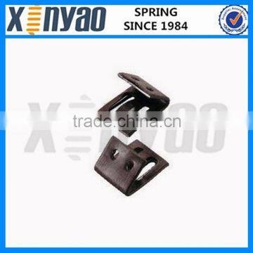 Black sheet spring clip hardware