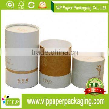 2016 HOTTEST RECYCLED PAPER ROUND BOX KRAFT FROM XIAMEN