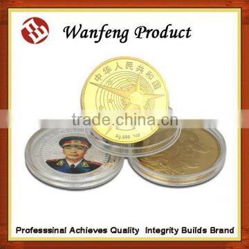 Manufactory souvenir promotion gift copper plated coins