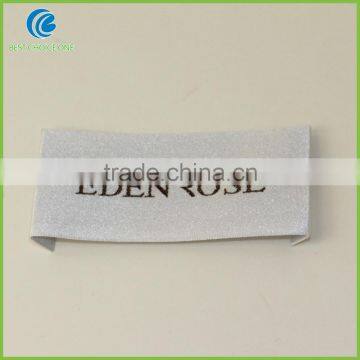 High Grade Custom Woven Labels For Clothing Center Folded Woven Tags