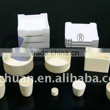 Alumina ceramic crucible