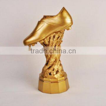 Large Middle Small Golden Soccer Shoe World Cup photo-3