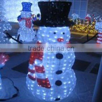 LED crystal sculpture illuminated figure