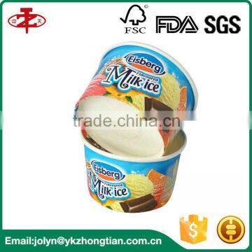 Manufacture Recycled PLA Coated Paper Cups For Ice Cream