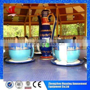 Indoor amusement park rides coffee cup for kiddie sale