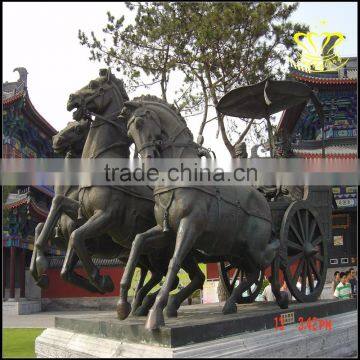 Custom Large Animal Sculpture Bronze Horse European Bronze Warrior Knight Bronze Horse Sculpture photo-4