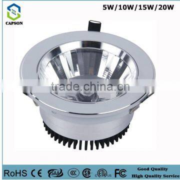 Cob Ac85-265V 20w roundcob led downlight/ceiling led lamp