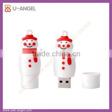 cartoon snowman usb stick ,snowman usb stick ,oem bracelet usb stick