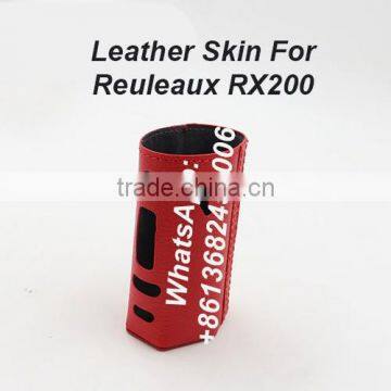 RED RX200 tc Mod Leather Skin Mod Box Leather Case With High Quality