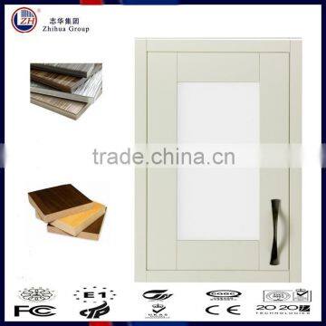 zhuv pvc kitchen cabinet door with glass panel