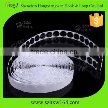 Gum nylon tape adhesive coin hook and loop