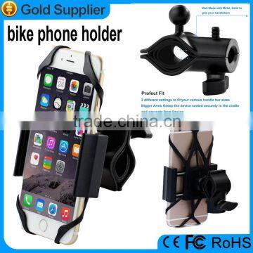 innovative and creative product extendable clamp 360 rotating bicycle cradle mount, bike holder phone mount