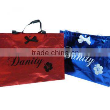 coated unwoven fabric shopping bags with butterfly (2W-2071)