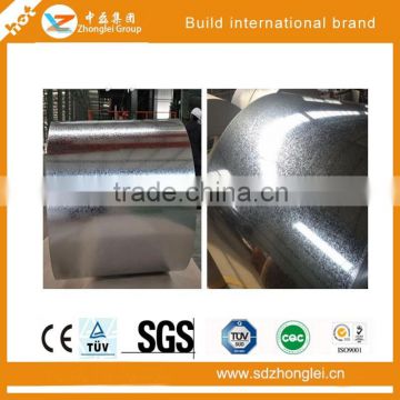 Galvanized steel sheet with primary quality