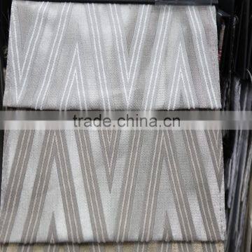 Latest curtain fashions conference room jacquard stripe curtains drapery