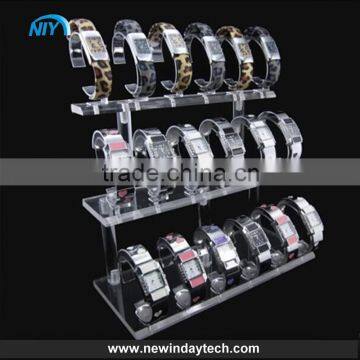 acrylic watch stand display rack/acrylic watch stand for watch/acrylic watch display stand