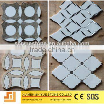 Cheap price for white marble mosaic tile