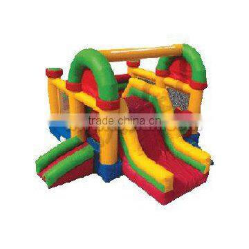 Colorful Inflatable Combo Bouncer With Slide,obstacles Commercial Quality A3007 photo-4