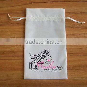 hair extension packaging satin bag