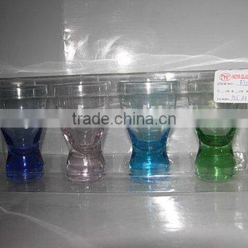 COLORED SHOT OR VODKA GLASS SET