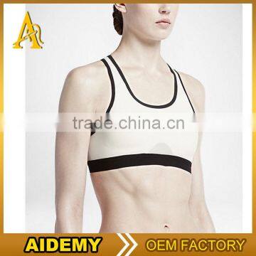 OEM Design Low Price Yoga Bra Cup Cotton Sports Bra