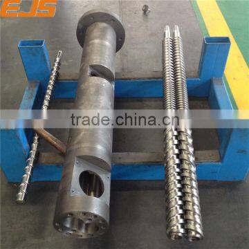 PVC recycling HDPE PE plastic machine screws barrels