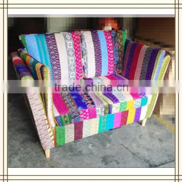 Modern Colorful Fabric restaurant booths for sale (K043)