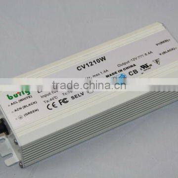 UL 12V/24V 100W Aluminum IP67 LED Driver