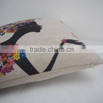 New Design Printed Wholesale Decorative Throw Pillow Covers With Linen/cotton Fabric photo-6
