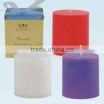 Scented decorative Pillar candle