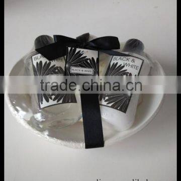 Nice Scent 120ml Shower Gel Body Lotion 100g Rose Fizzer With Plastic Dish photo-2