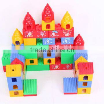 Educational plastic block toys 65pcs