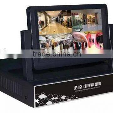 4ch 7 inch h.264 hd DVR With Built-in LCD Monitor