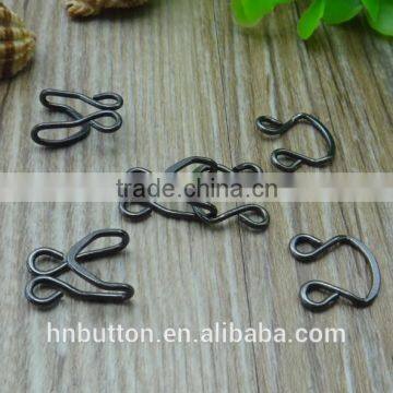 black nickel collar hooks for bra