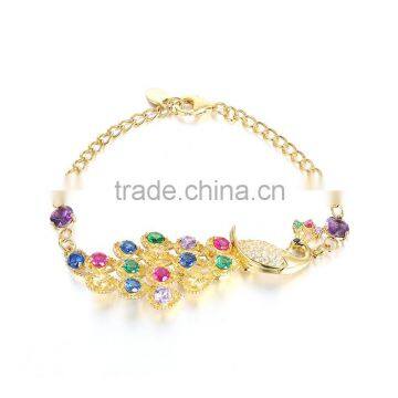 Gold Plated Jewelry Wholesale China Anchor Bracelet SBG652Y