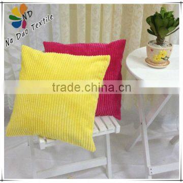 2013 Super Soft Corduroy Fabric Sliver Cushion/china cushion