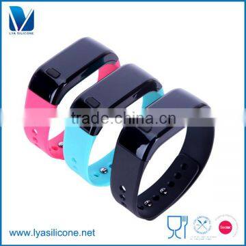 OEM/ODM Custom Design High Quality Fitness Bands Soft Fashion Silicone Smart Watch Wristband