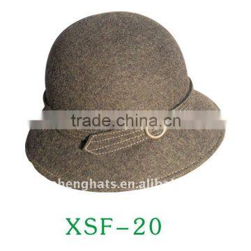 fashion women cloche wool felt hat