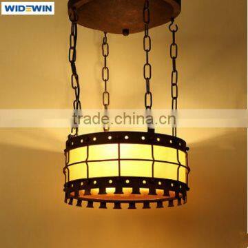 Metal Chain Hanging Droplight Rusty Pendant Lighting