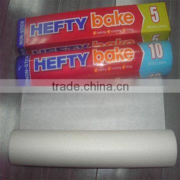 waterproof and non-stick baking paper in small rolls