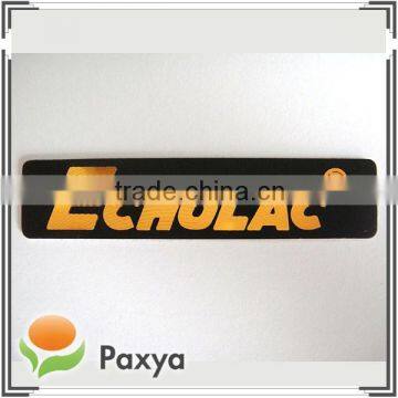 Gold Aluminum logo mark for suit case and luggage