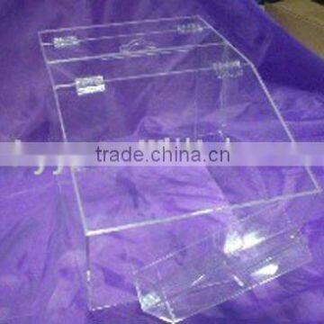 Fashional acrylic charity collection box