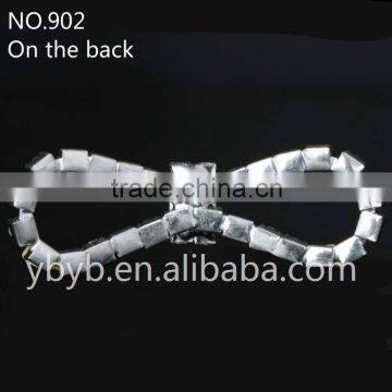 Hot ! Small Rhinestone Ribbon Button For Wedding Invitation-902 photo-3