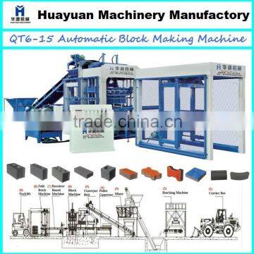 HY6-15 block making machine,automatic block machine,concrete block making machine