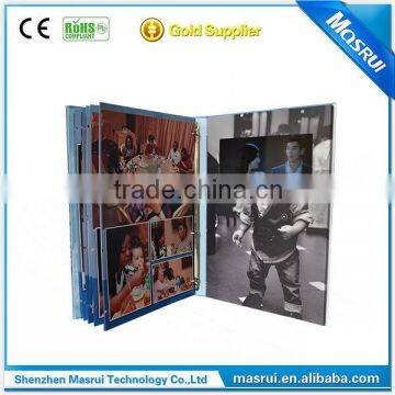 Special Design Video Player Custom Video Greeting Card With LED Lights